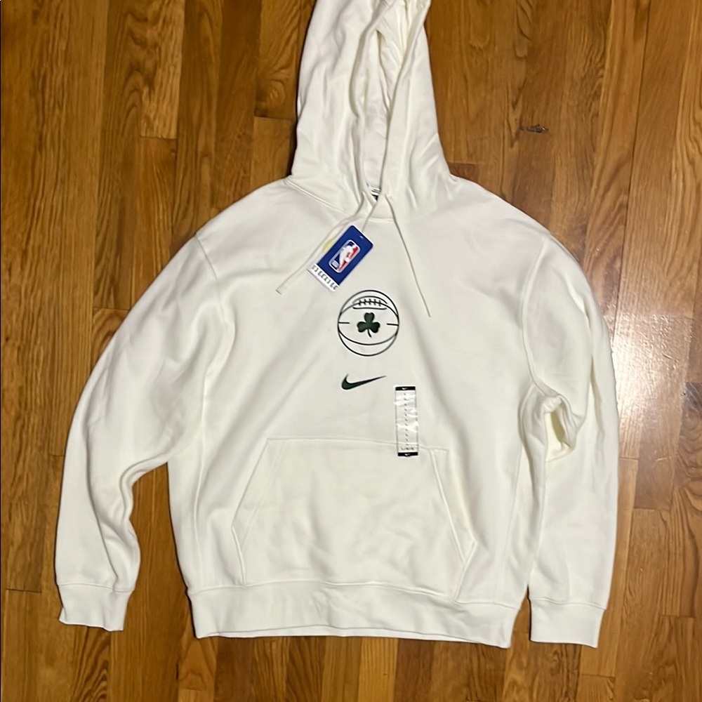 Nike White Sweater with Iconic Logo
